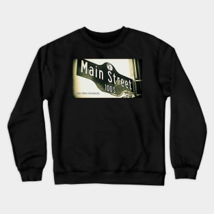 Main Street, Los Angeles California by Mistah Wilson Crewneck Sweatshirt